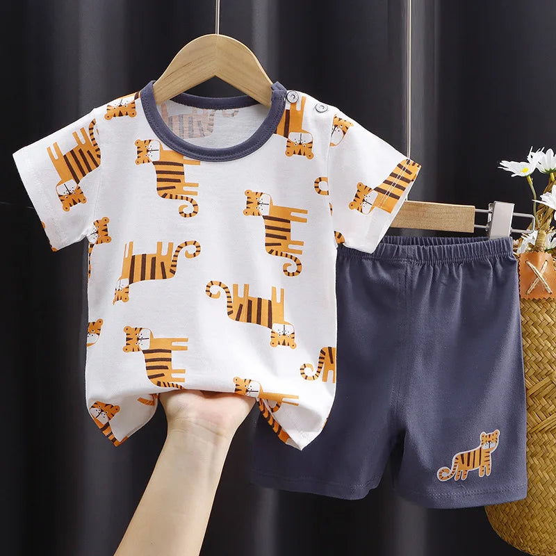 Gabriel T-shirt and Shorts Set Pure Cotton Tees