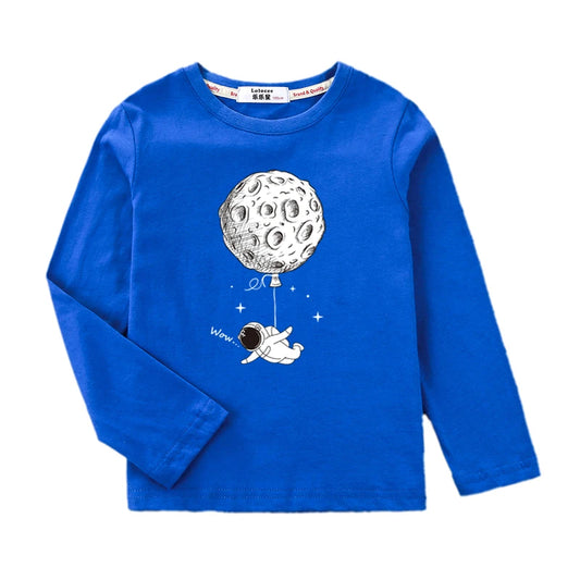Tommy Long Sleeved Spaceman T-shirt - GuGuTon baby store - Baby Fashion - Toddlers Outfits - Babies Outfits - Toddler Clothes - Kids Clothing - Newborn Clothes - Newborn Wear - Kids Wear - Trending Clothes - Trending Outfits - Fall Fashion - Winter Fashion - Girls Clothes - Boys Clothes - Babies Wear - Kids Accessories - KidsWear - Summer Clothes - Summer Fashion - Summer Trend - Falls Sweaters - Tops - Bottom - Jeans - Blouse - Dresses - Newborn Dresses - Toys
