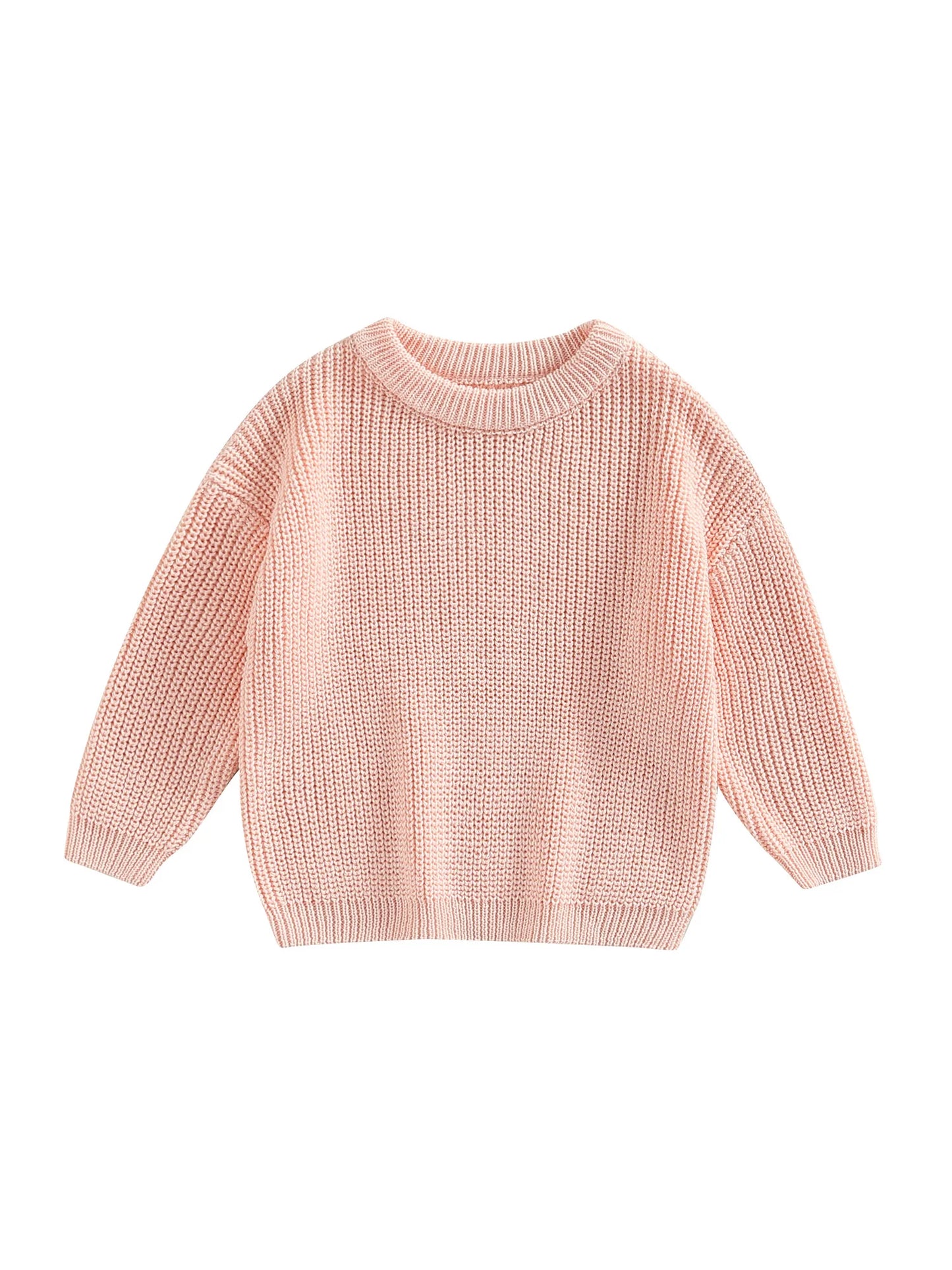 Fernando Solid Loose Knitted Pullover Sweater