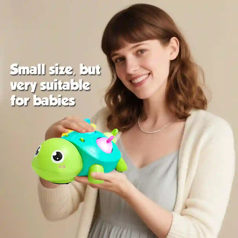 Baby Musical Turtle Toy for Tummy Time & Crawling Fun