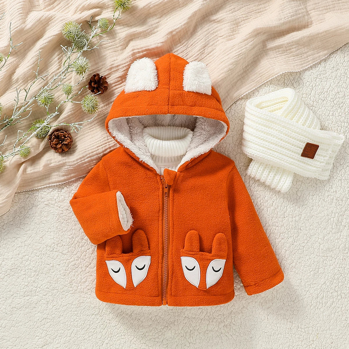 Soriano Cartoon Pocket With Fox Sweater