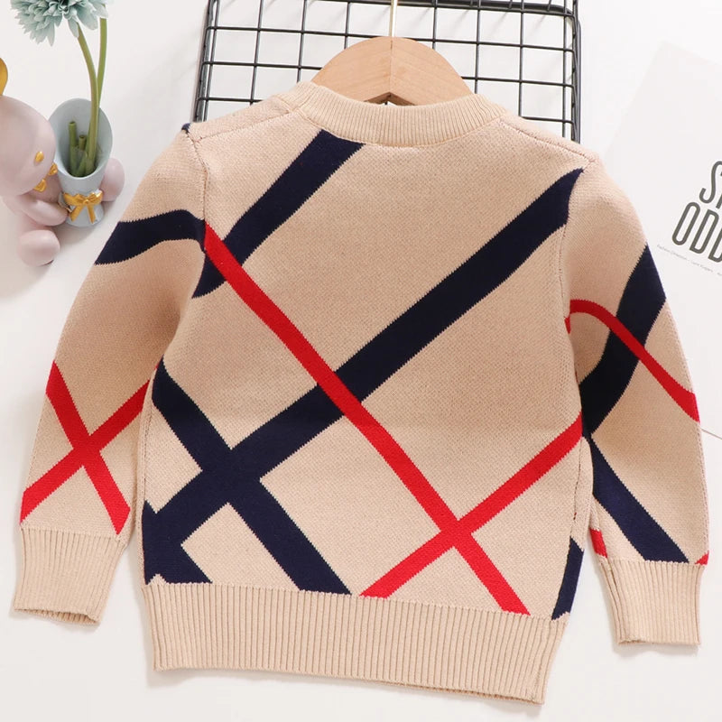 Ramiro Double Layer Cotton Stripe Sweater