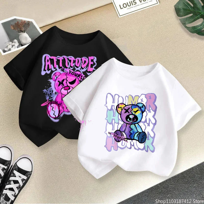 Ainhoa sleeved T-shirt Summer Casual Tops for and Girls Fashionable Half-sleeved