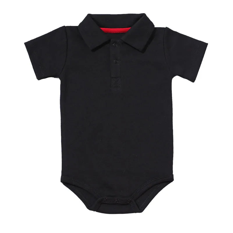 Neizer Boy Jumpsuit Collar Infant Clothes Baby Outfits