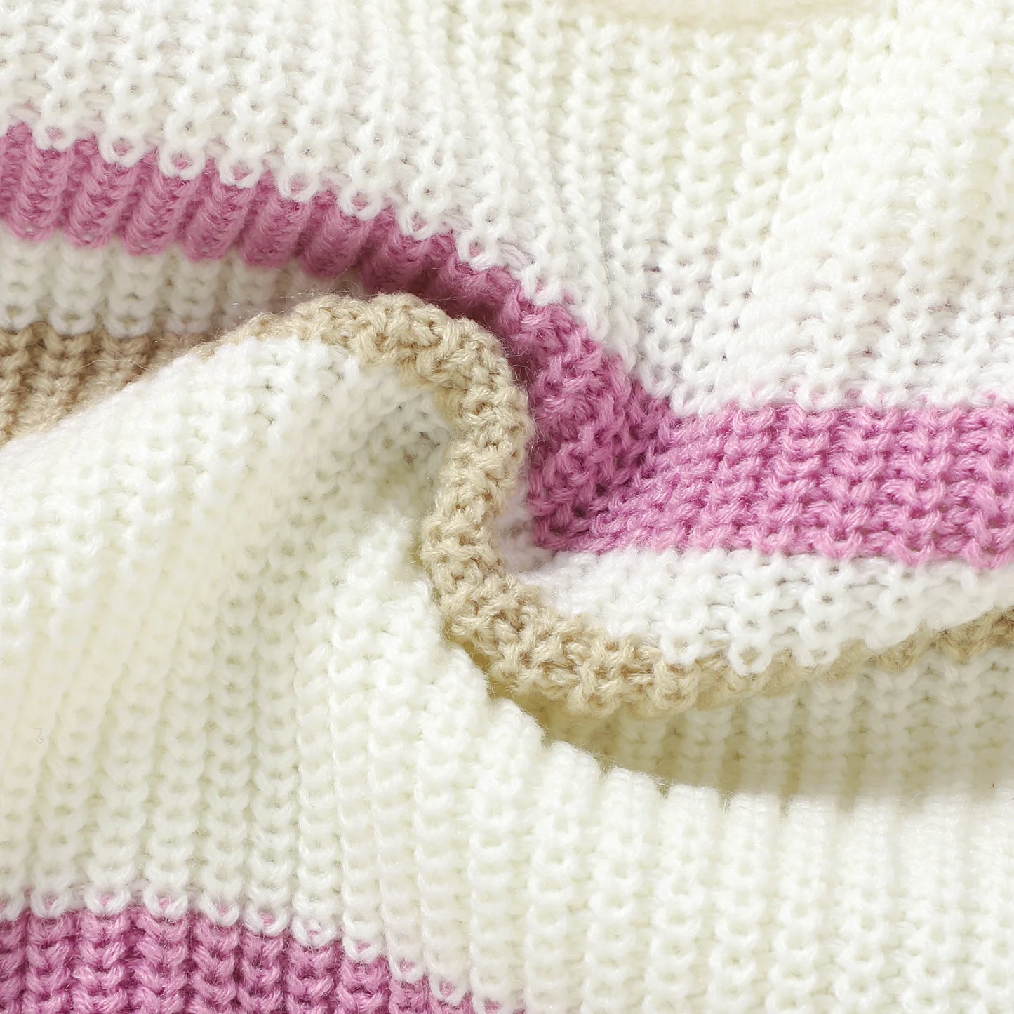 Will Knitted Warm Long Sleeve Stripe Sweater