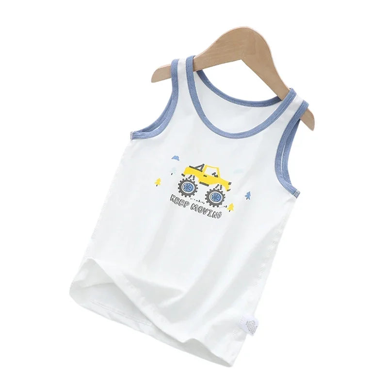 Nabil Space Man Cartoon Tank Tees