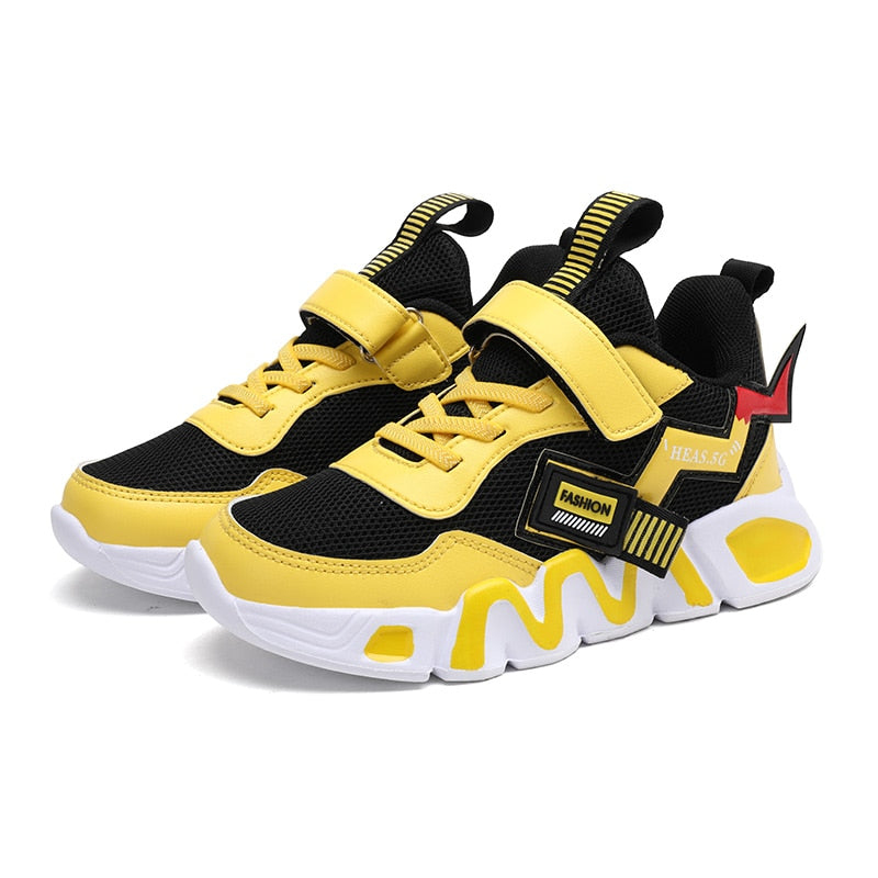 Kids Running Shoes for Boys Summer Fashion Leather Casual - GuGuTon