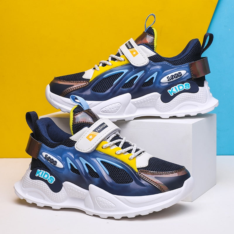 Sports Fashion Boys Mesh Casual Shoes Breathable Sneakers Running - GuGuTon