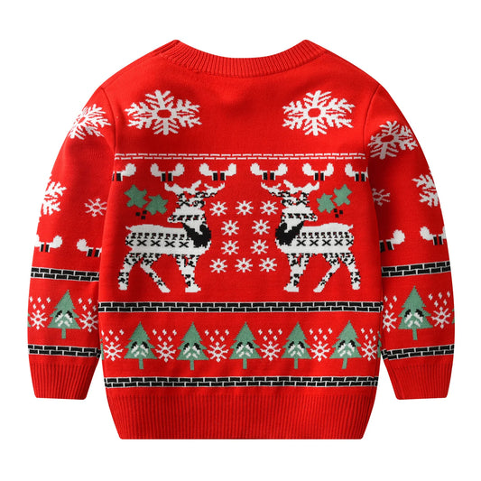 Manuel Christmas Baby Knitwear Sweater - GuGuTon baby store - Baby Fashion - Toddlers Outfits - Babies Outfits - Toddler Clothes - Kids Clothing - Newborn Clothes - Newborn Wear - Kids Wear - Trending Clothes - Trending Outfits - Fall Fashion - Winter Fashion - Girls Clothes - Boys Clothes - Babies Wear - Kids Accessories - KidsWear - Summer Clothes - Summer Fashion - Summer Trend - Falls Sweaters - Tops - Bottom - Jeans - Blouse - Dresses - Newborn Dresses - Toys