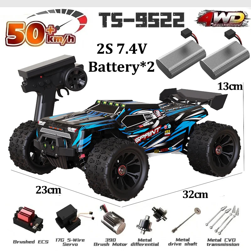 Professional Racing Car 85 Km/h 4WD Brushless Remote Control