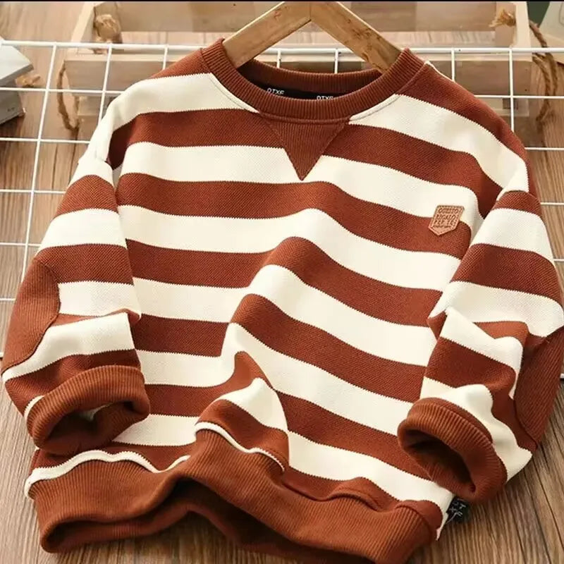Sandro New Big Boy Stripe Loose Sweater