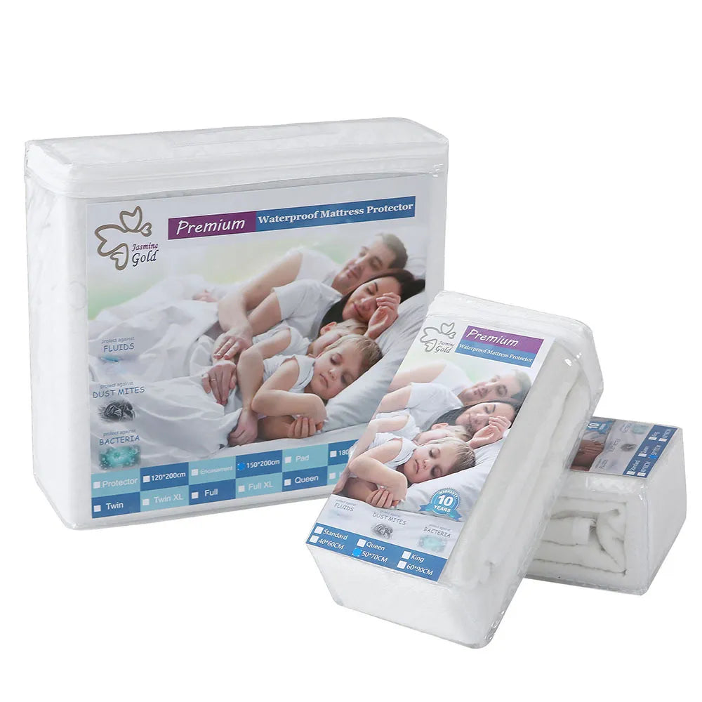 Cotton Terry Waterproof Protector Bed Cover Mattress Pad