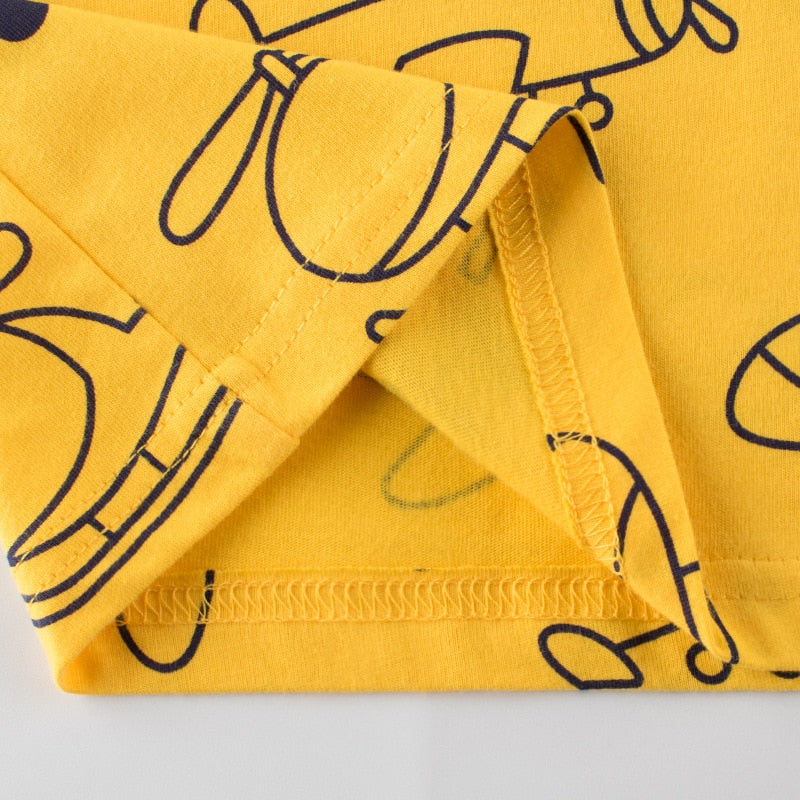Jaimico for Kids Shirts Baby Sleeve Full Print Toddler Cotton - GuGuTon