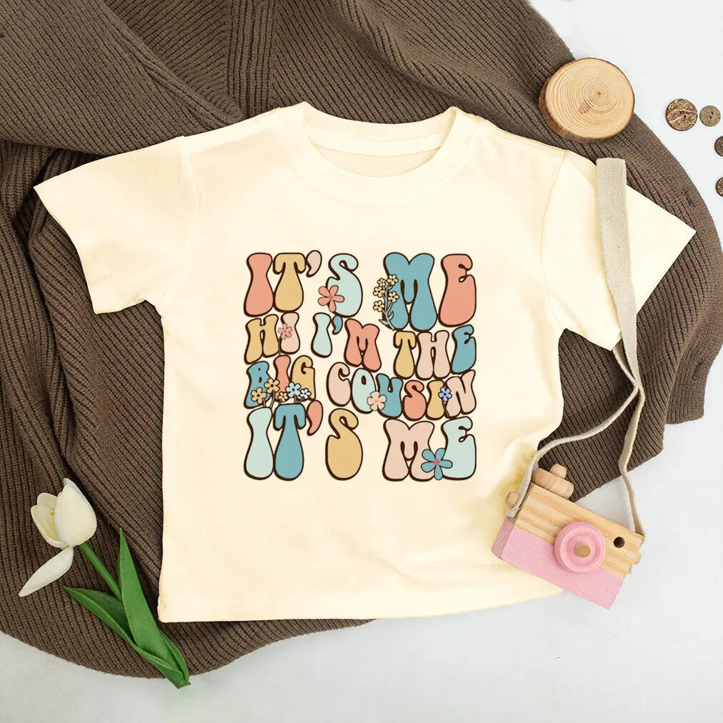 Liam Promoted To Big Cousin Print Tees