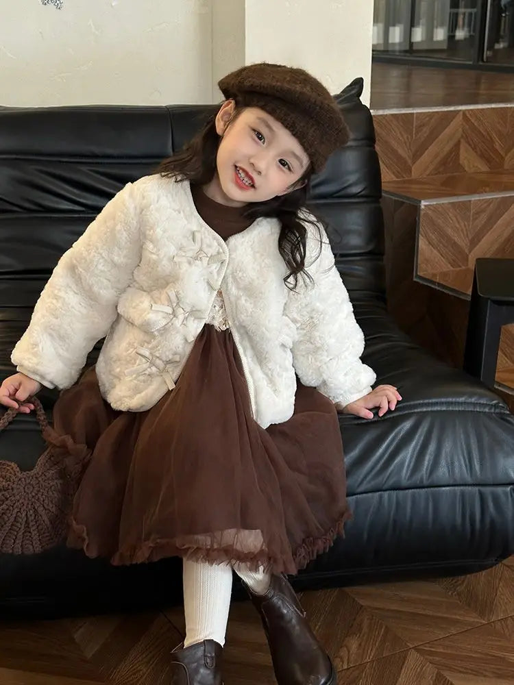 Fatima Girls Jacket Winter Fashion Cute Fleece