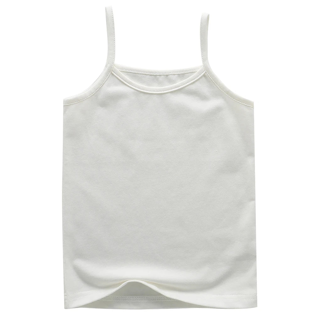 Isabella Summer Girls String Baby Children Women Cotton Camisole T-shirt Kids