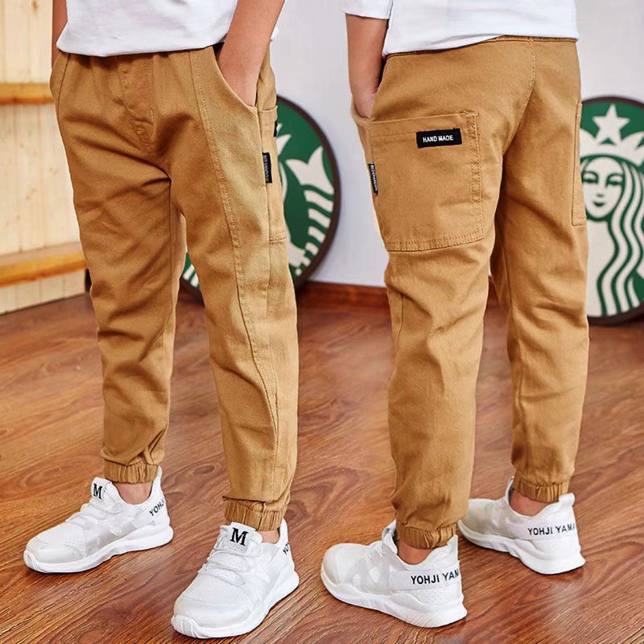 Paul Winter Autumn Trousers Kids Cotton Teenage Children