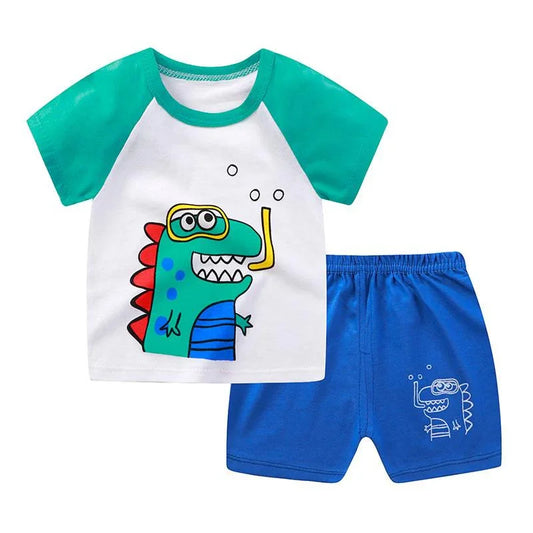 Thomas Children's Set T-shirt Shorts Infant - GuGuTon baby store - Baby Fashion - Toddlers Outfits - Babies Outfits - Toddler Clothes - Kids Clothing - Newborn Clothes - Newborn Wear - Kids Wear - Trending Clothes - Trending Outfits - Fall Fashion - Winter Fashion - Girls Clothes - Boys Clothes - Babies Wear - Kids Accessories - KidsWear - Summer Clothes - Summer Fashion - Summer Trend - Falls Sweaters - Tops - Bottom - Jeans - Blouse - Dresses - Newborn Dresses - Toys