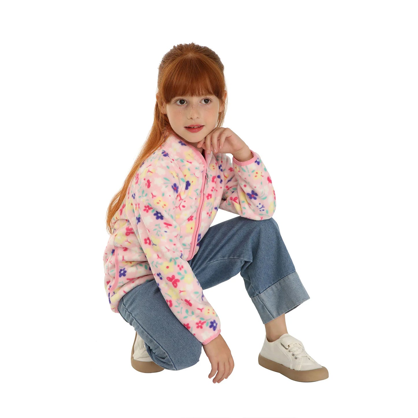 Greidy Girls Jacket Autumn Long Sleeve Fleece