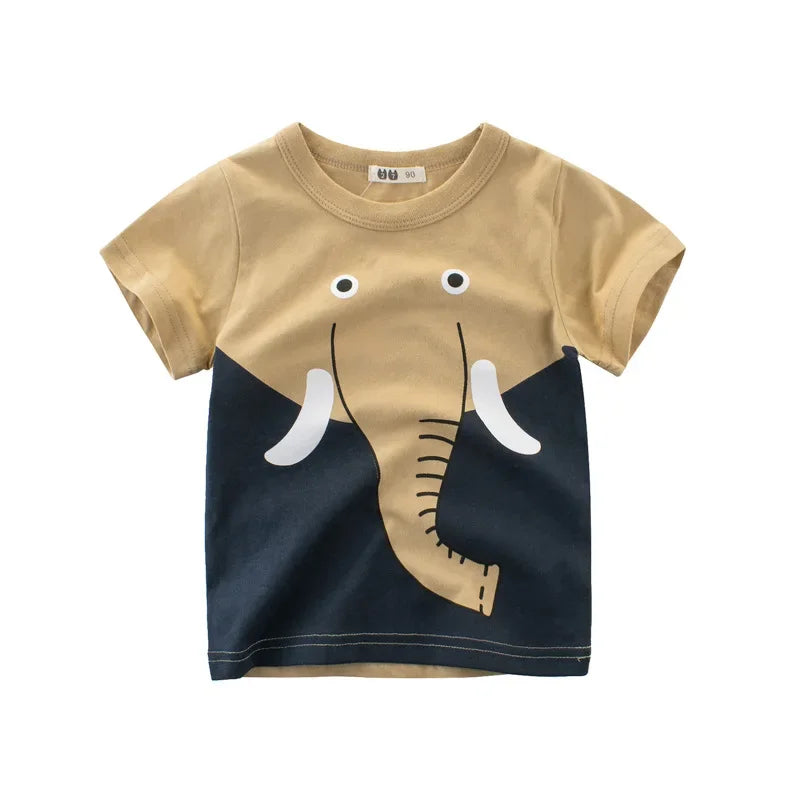 Trevor Children Cotton Short Sleeves Tees