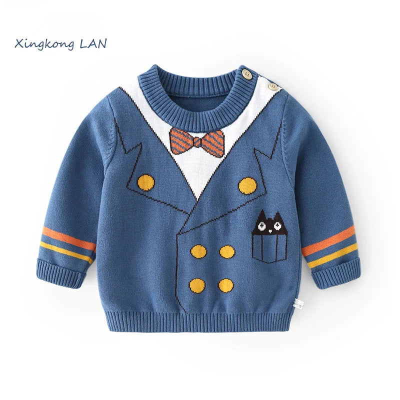 Melendi Toddler Boys Pullover Sweater
