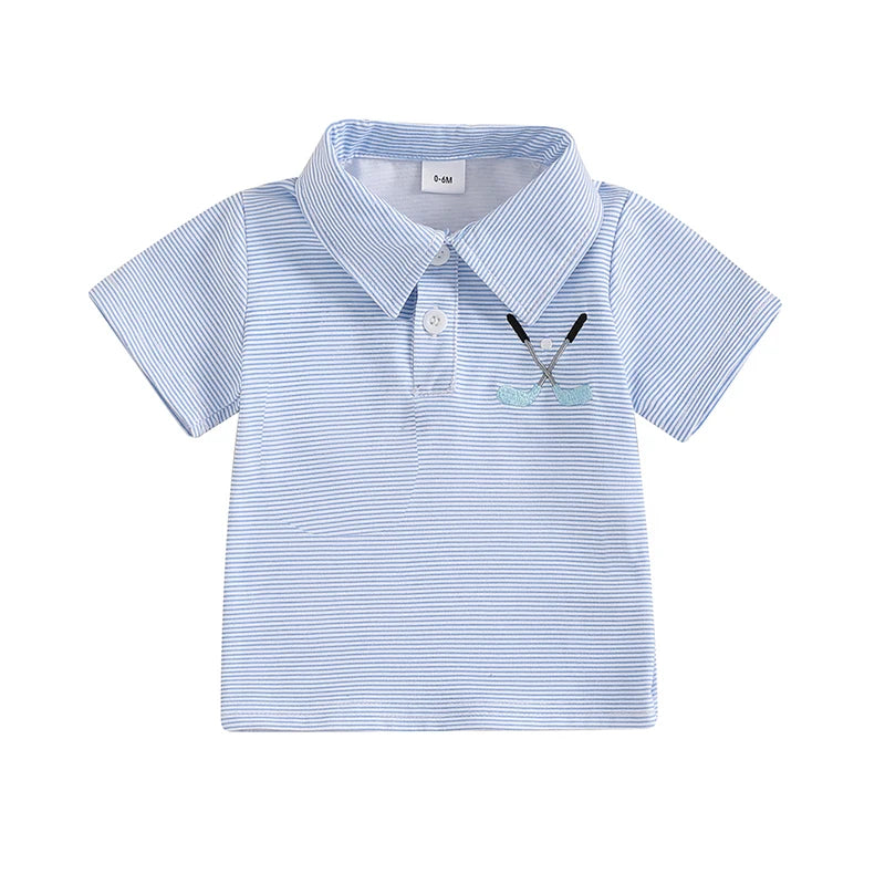 Luis Striped Casual Short Sleeve T-shirt