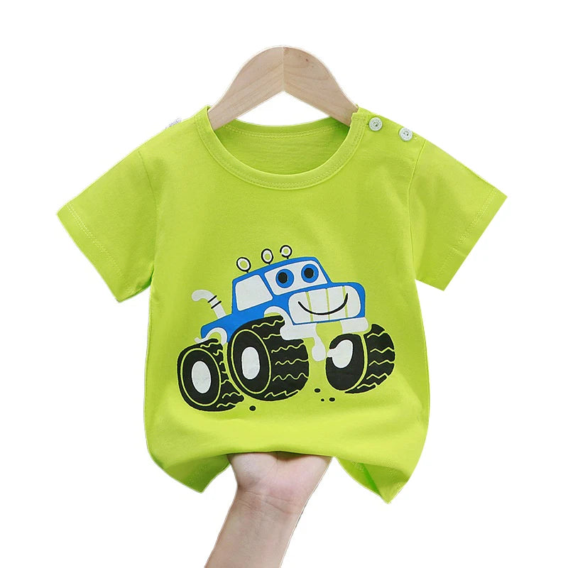 Hardin Half-Sleeved Bottoming Casual Tees