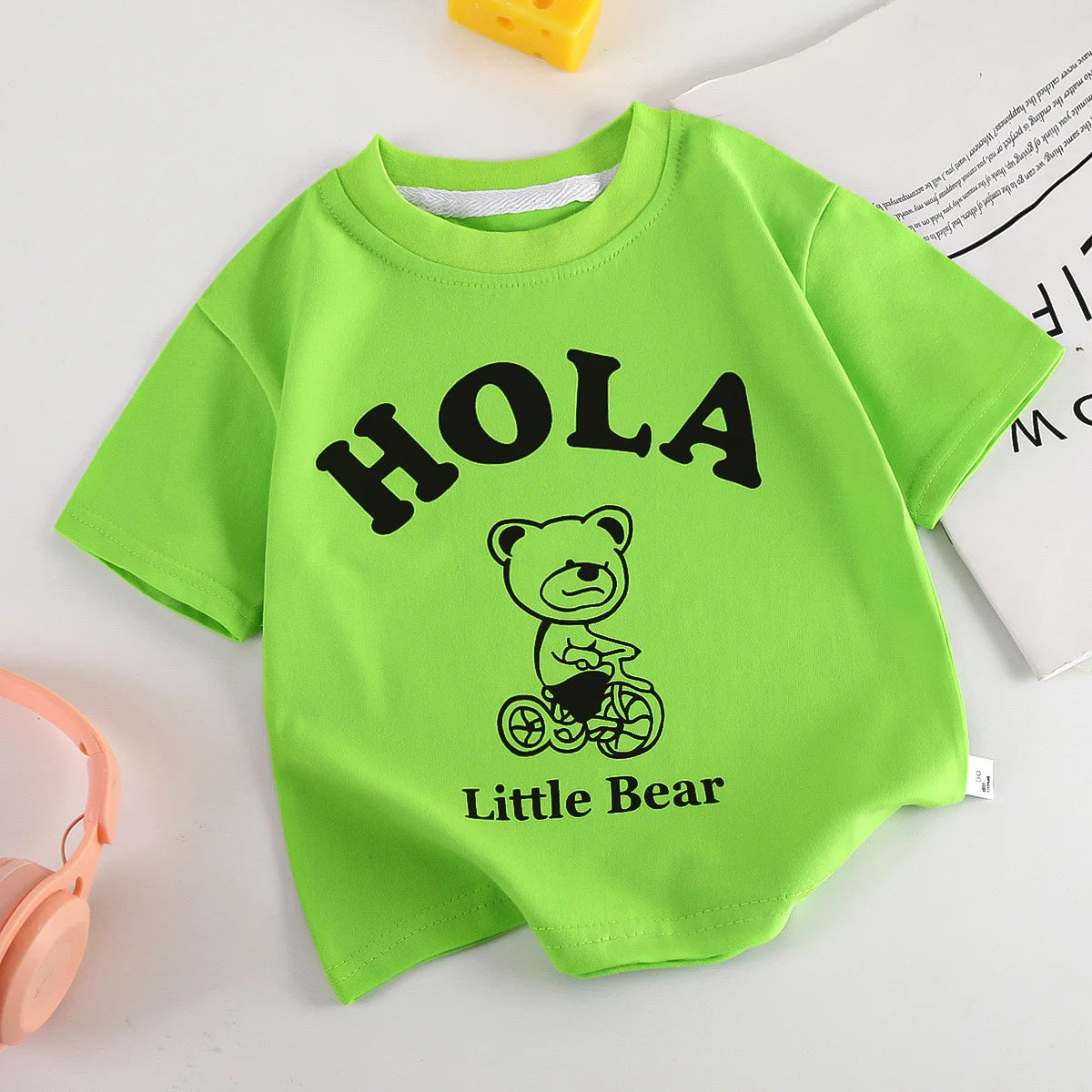 Hector Cartoon Printed Solid Cotton Tees