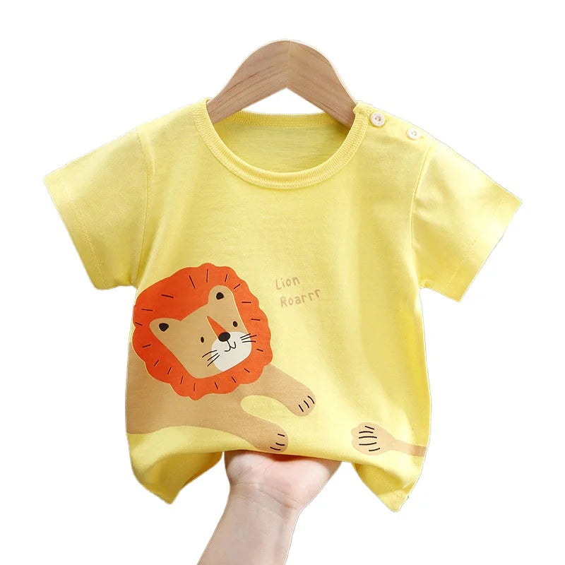 Hardin Half-Sleeved Bottoming Casual Tees