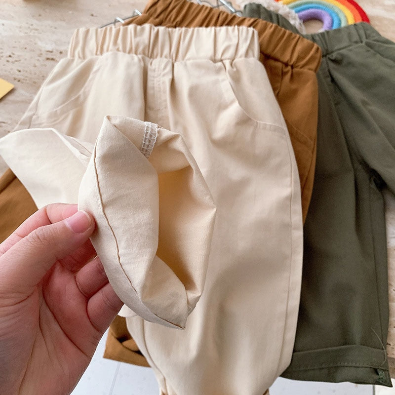 Melly Kids Pants Solid Boys Trousers Sot Casual Kids Clothes