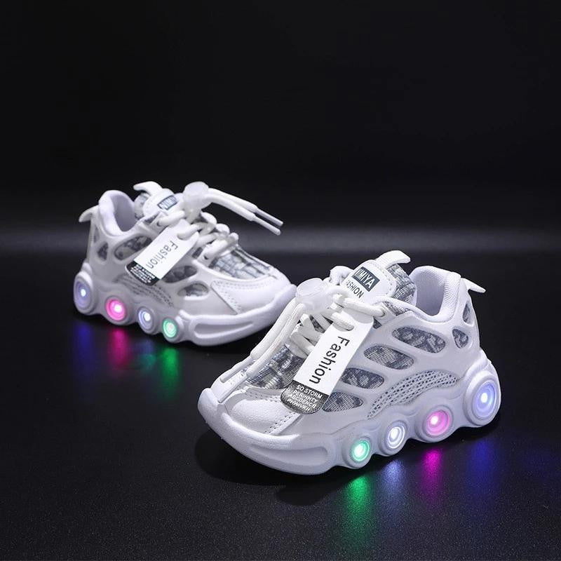 Kids Shoes Boys Sneakers Leather Waterproof