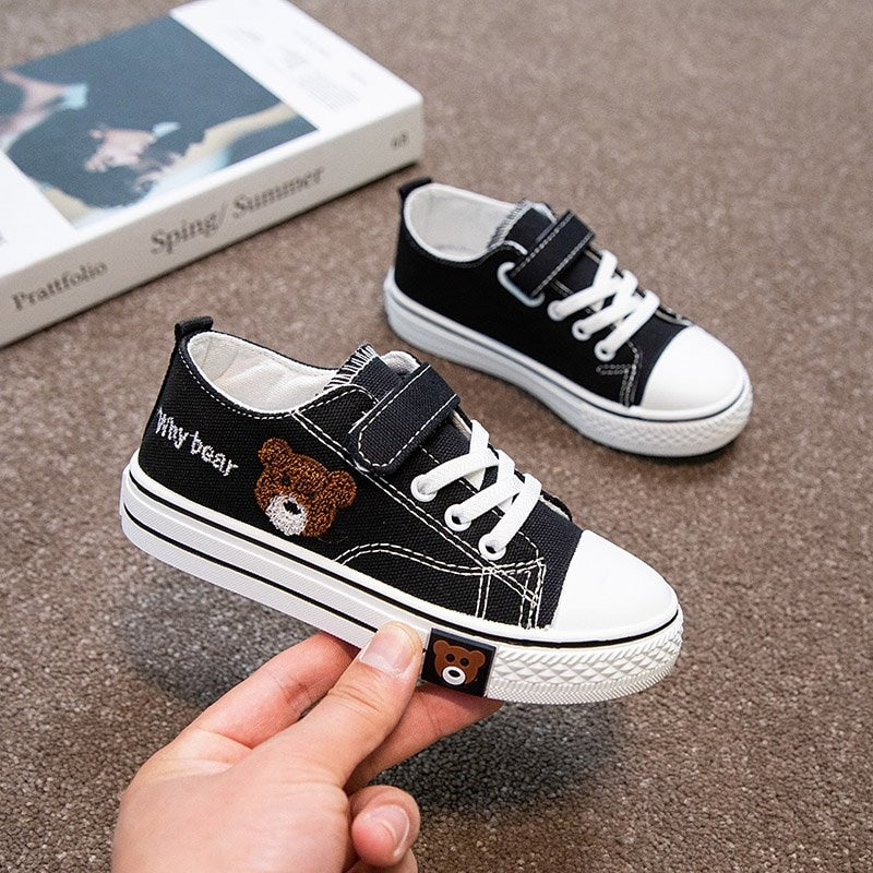 Baby Girls Boys Brand Sneakers Canvas Children Toddler Breathable Shoes Running - GuGuTon