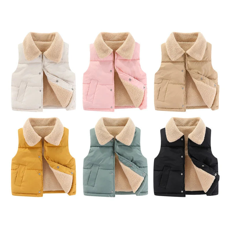 Liam Vests Boy's Coat Sleeveless Sweater