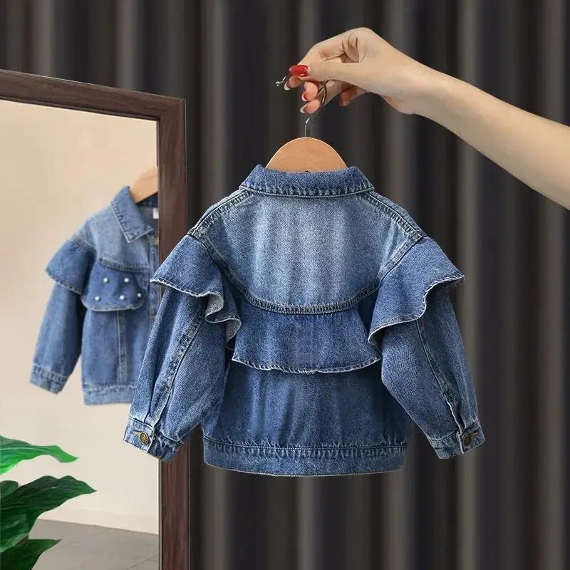 Alanna Girls Jacket Spring and Autumn Pearl Fashion