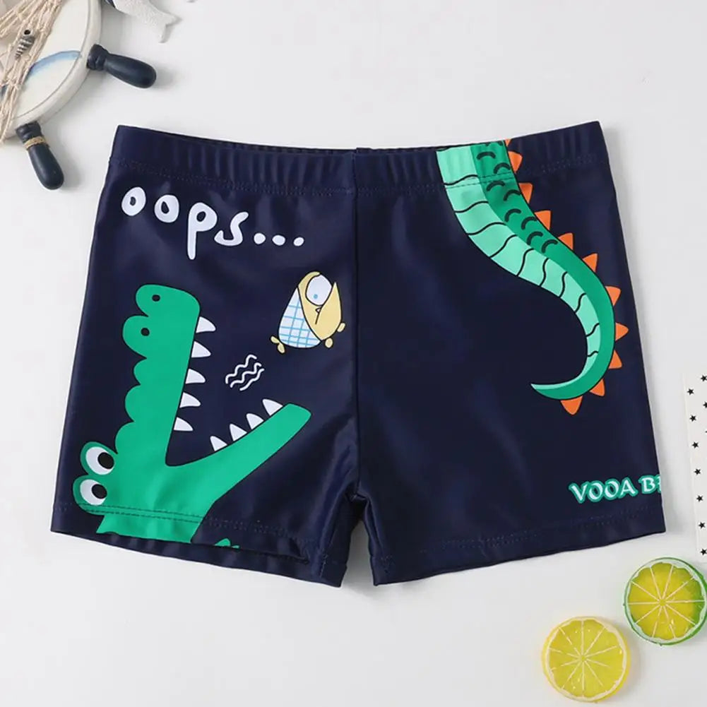 Teodoro Boy Shorts Summer Cartoon Print