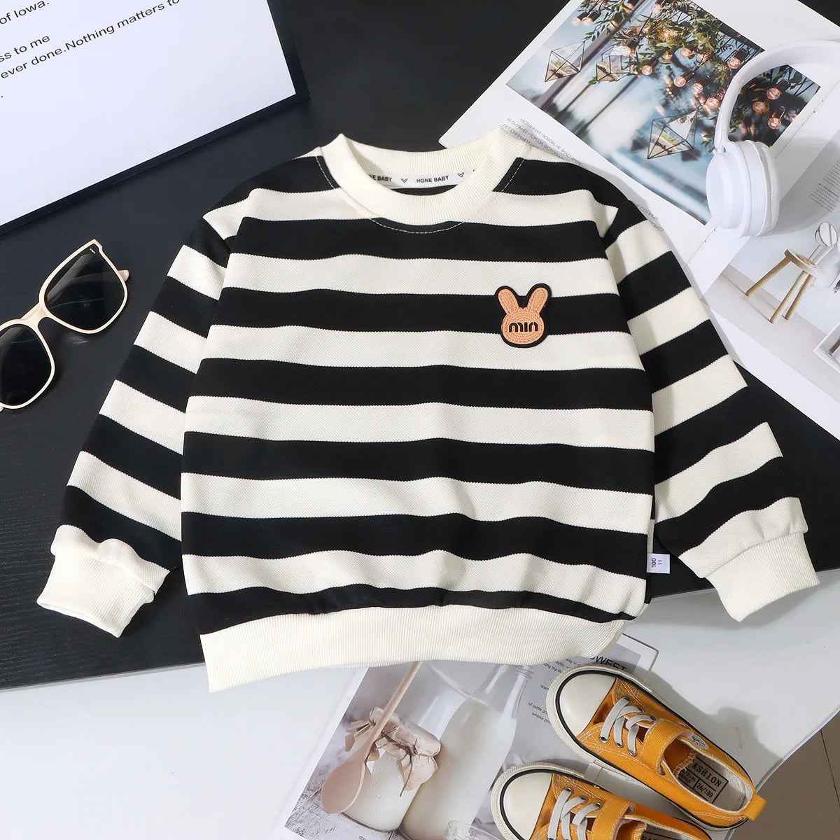 Darry Long Sleeve Pullover Baby Sweater