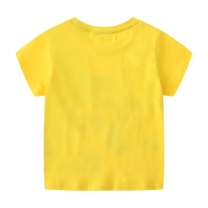 Juan Cartoon Shark Dinosaur Cotton Tees