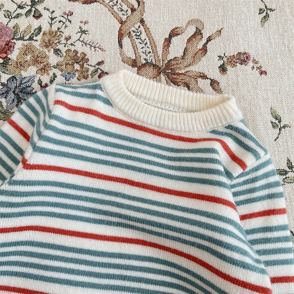 Mathew Colorful Elastic Long Sleeved Sweater