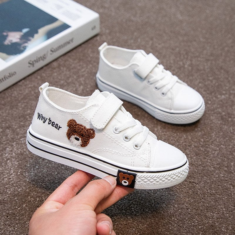 Baby Girls Boys Brand Sneakers Canvas Children Toddler Breathable Shoes Running - GuGuTon