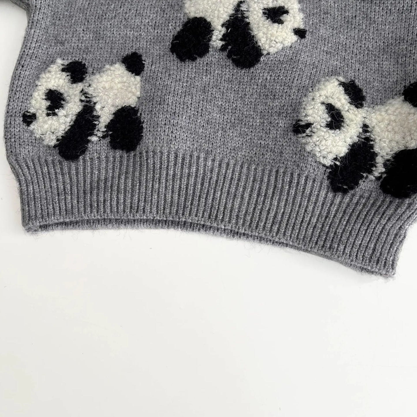 Alonso Panda Embroidered Crewneck Sweater
