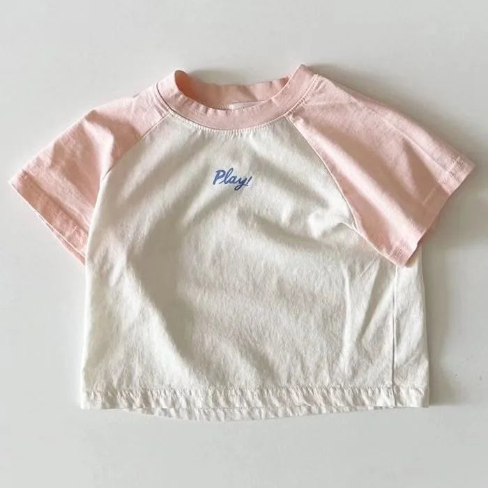 Daniel Short Sleeve Play Letter Tees