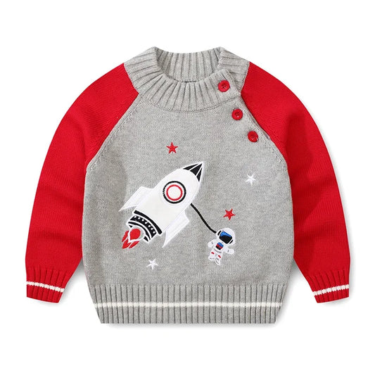 Nelson Cartoon Knit Pullover Winter Autumn Sweater - GuGuTon baby store - Baby Fashion - Toddlers Outfits - Babies Outfits - Toddler Clothes - Kids Clothing - Newborn Clothes - Newborn Wear - Kids Wear - Trending Clothes - Trending Outfits - Fall Fashion - Winter Fashion - Girls Clothes - Boys Clothes - Babies Wear - Kids Accessories - KidsWear - Summer Clothes - Summer Fashion - Summer Trend - Falls Sweaters - Tops - Bottom - Jeans - Blouse - Dresses - Newborn Dresses - Toys