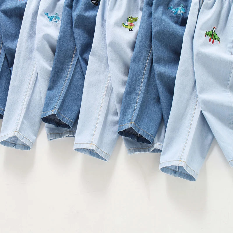 Matías Baby Boys Loose Casual Pants Cartoon Animals Toddler