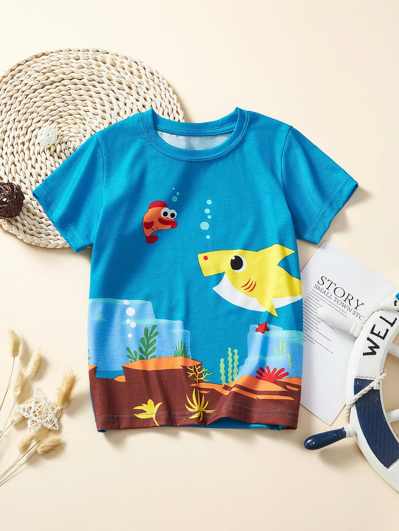 Mario Casual Round Neck Short-sleeved Tees