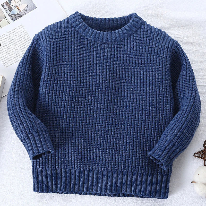 Tito Casual Chunky Cable Knit Baby Sweater