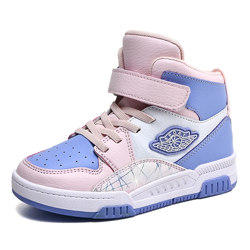 Four Seasons Kids Sneakers Boys Skateboard Shoes High