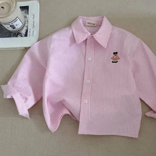 Yael Long Sleeve Korean Style Shirts - GuGuTon baby store - Baby Fashion - Toddlers Outfits - Babies Outfits - Toddler Clothes - Kids Clothing - Newborn Clothes - Newborn Wear - Kids Wear - Trending Clothes - Trending Outfits - Fall Fashion - Winter Fashion - Girls Clothes - Boys Clothes - Babies Wear - Kids Accessories - KidsWear - Summer Clothes - Summer Fashion - Summer Trend - Falls Sweaters - Tops - Bottom - Jeans - Blouse - Dresses - Newborn Dresses - Toys