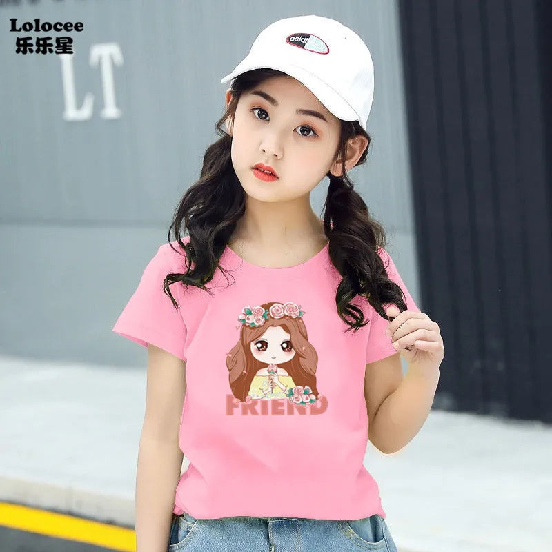 Carolina Cute Cat Drinking Milk Tea Clothes Tops Funny Cartoon