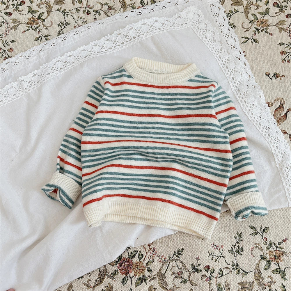 Mathew Colorful Elastic Long Sleeved Sweater