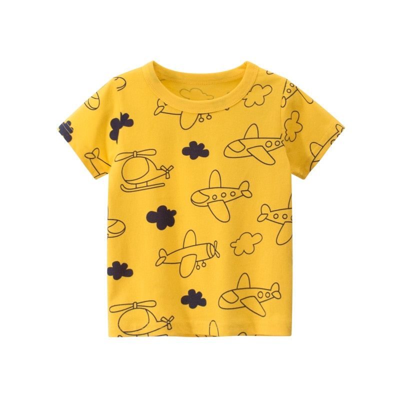 Jaimico for Kids Shirts Baby Sleeve Full Print Toddler Cotton - GuGuTon